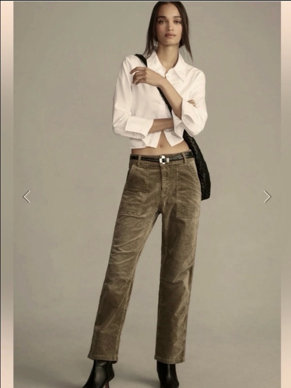 Anthropologie Pilco The Wanderer High Rise Relaxed-Leg Corduroy Pant - Picture 15 of 16